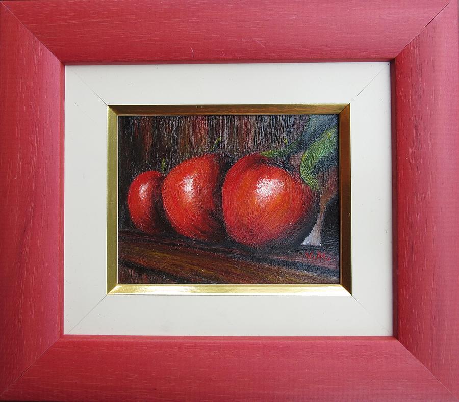 Apple Painting by Vesna Martinjak