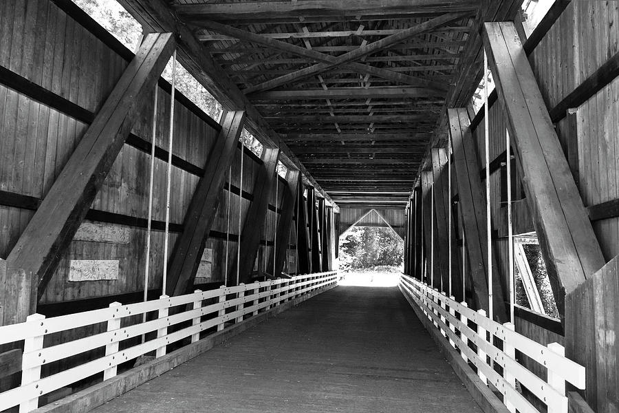 Applegate Covered Bridge Photograph by Steven Clark