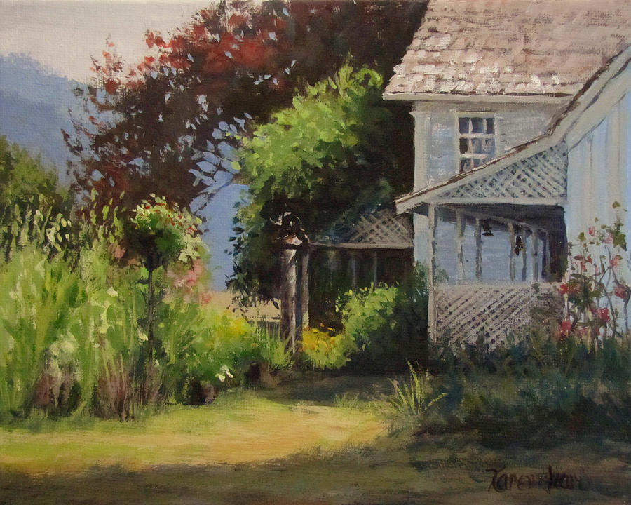 Applegate House Painting by Karen Ilari
