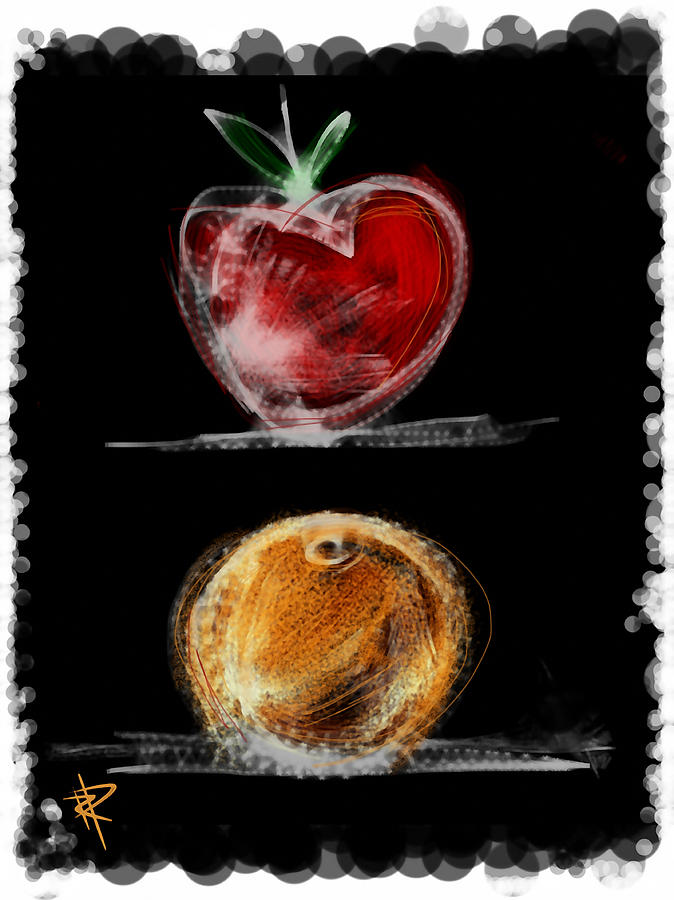 Apples and Oranges Digital Art by Russell Pierce