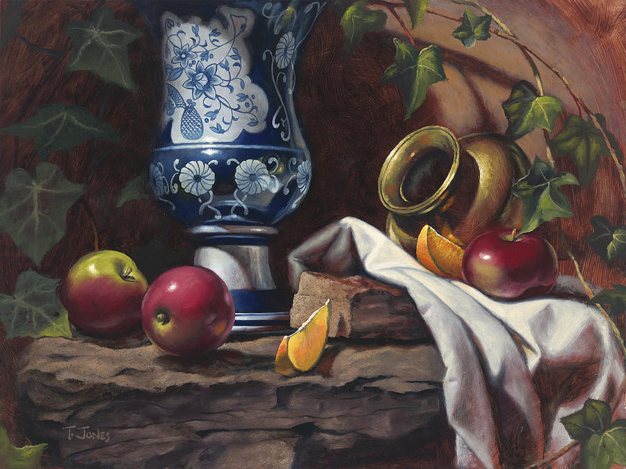 Apples and Oranges Painting by Timothy Jones