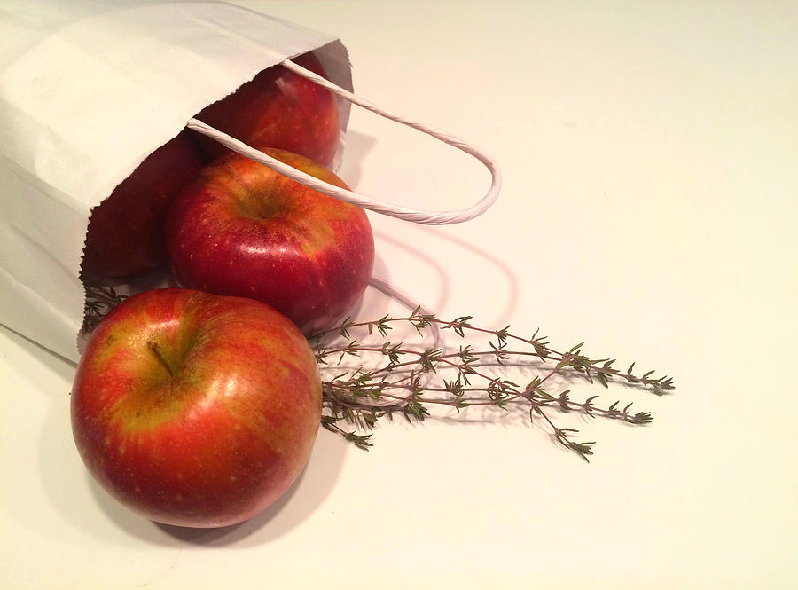 Apples And Thyme Photograph