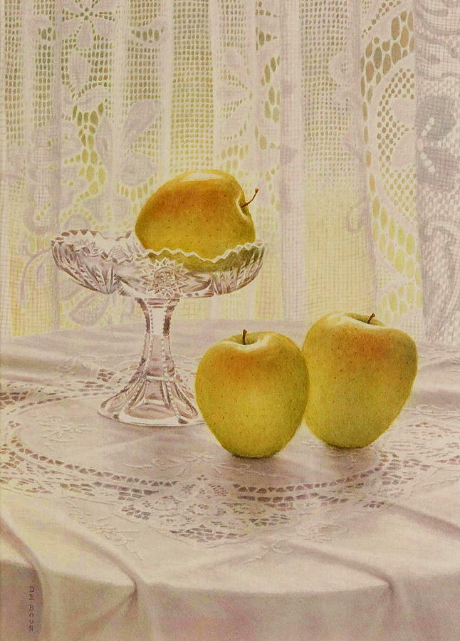 Apple Painting - Apples by Barry DeBaun