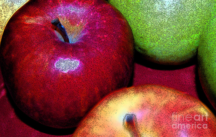Apples by jammer and jrr Photograph by First Star Art