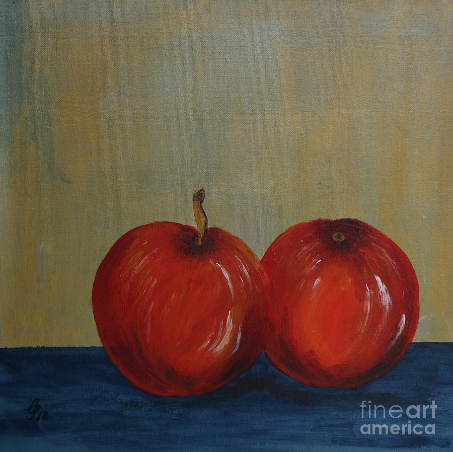 Apples  Painting by Christiane Schulze Art And Photography