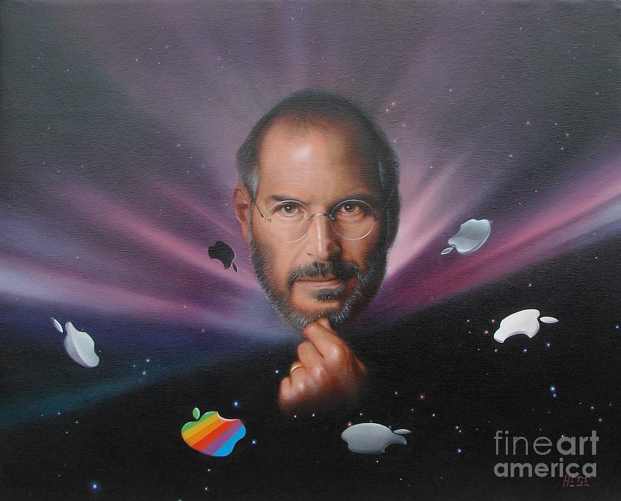 Steve Jobs Painting By Kustan Daniel | Fine Art America