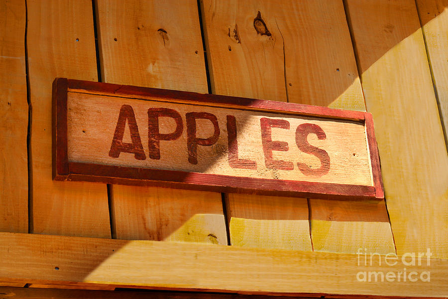 Apple Photograph - Apples For Sale by Jennifer Alba