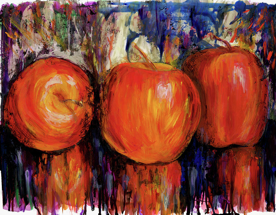 Apples Painting by Mary Silvia