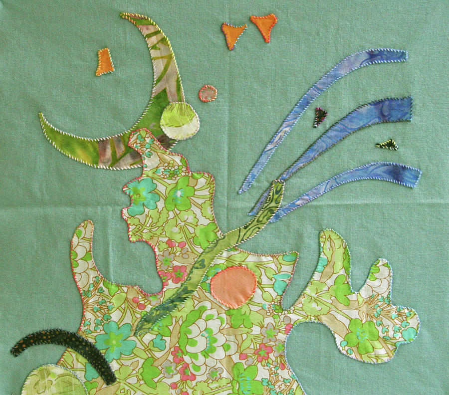 Applique Tapestry - Textile - Applique 11 by Eileen Hale Applique Tapestry - Textile - Applique 11 by Eileen Hale