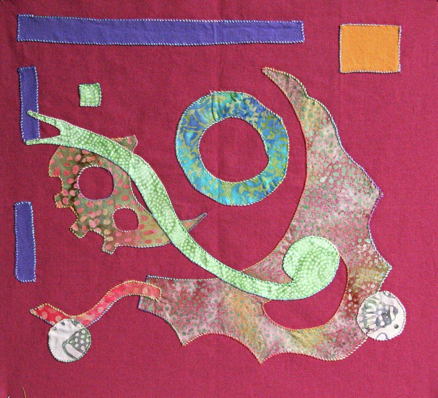 Magenta Photograph - Applique 6 by Eileen Hale Magenta Photograph - Applique 6 by Eileen Hale
