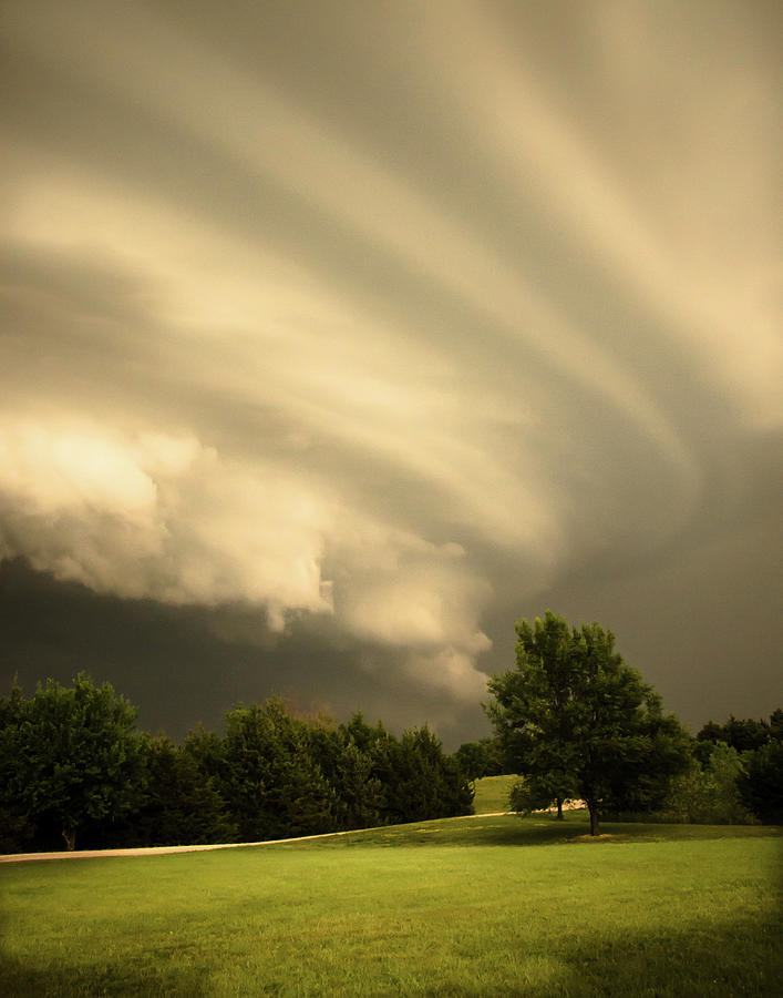 Apporaching Storm Photograph by Steve Marler