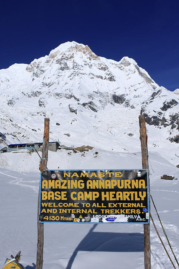 Approach to Annapurna South Base Camp Photograph by Aidan Moran