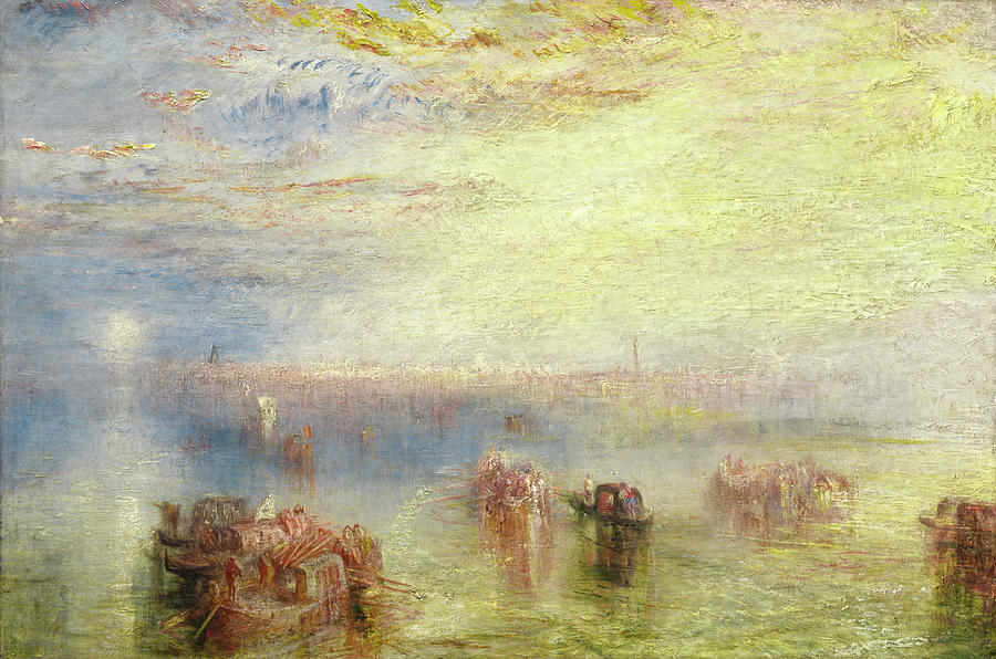 Approach To Venice Painting by William Turner