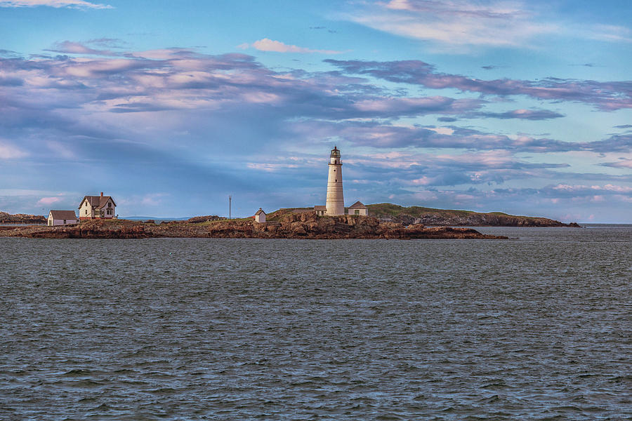 Approaching Boston Lighthouse Photograph by Brian MacLean