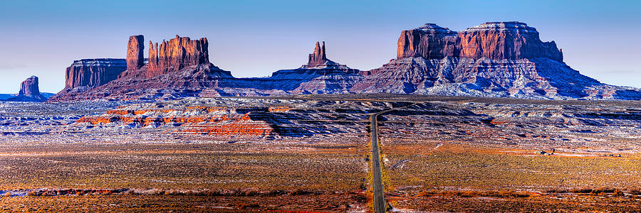 Approaching Monument Valley One Photograph