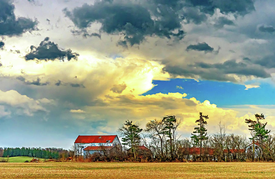 Nature Photograph - Approaching Spring Thunderstorm 4 by Steve Harrington