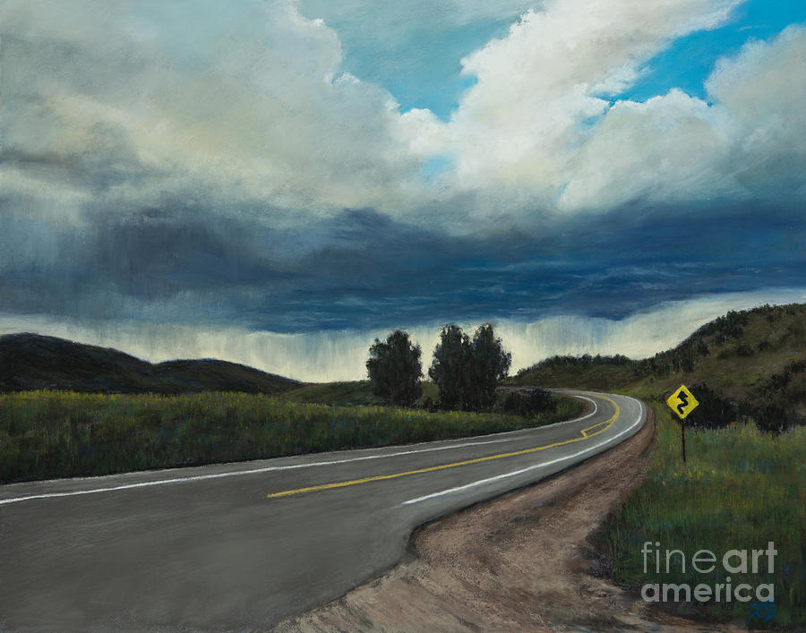 Approaching Storm Painting by Xenia Sease - Fine Art America