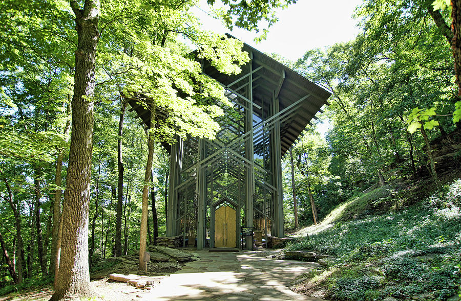 Approaching Thorncrown Chapel Photograph