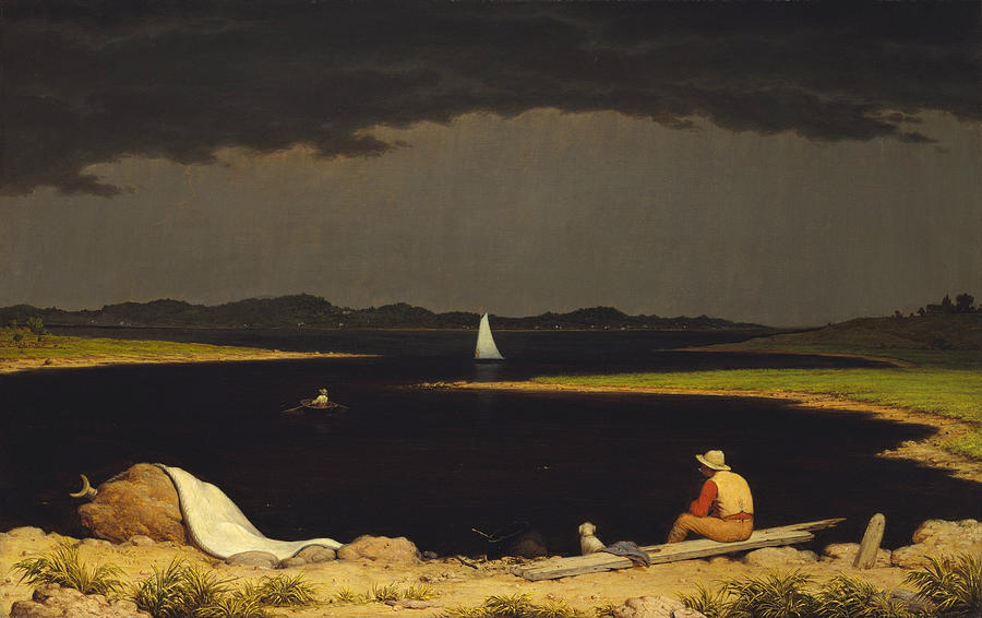 Approaching Thunderstorm Painting by Martin Johnson Heade