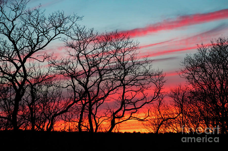 Apr17 Kitchen Window Sunset Photograph by Joe Geraci