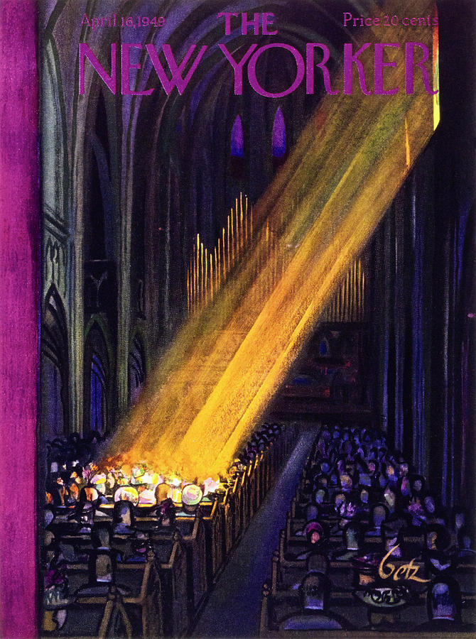New Yorker April 16 1949 Painting by Arthur Getz