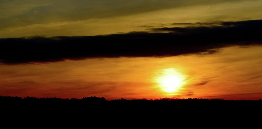 April 19-2017 Sunset 2  Photograph by Lyle Crump