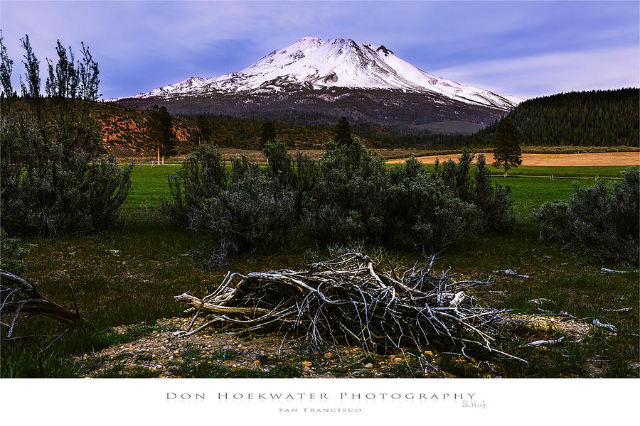 April at Mt. Shasta Photograph by Don Hoekwater Photography