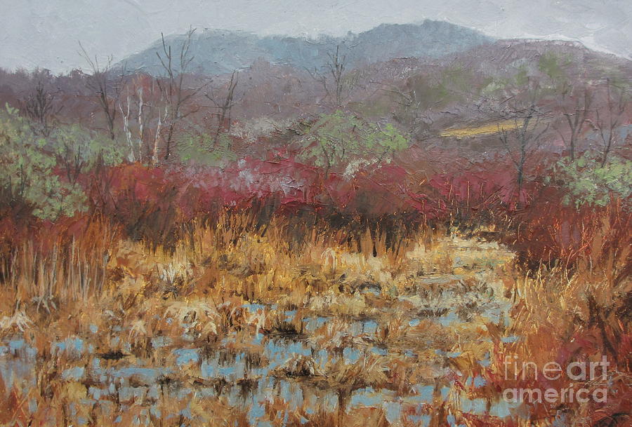 Landscape Painting - April Awakens by Sherri Anderson Landscape Painting - April Awakens by Sherri Anderson