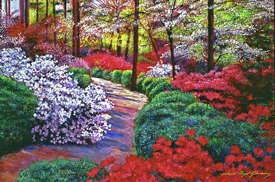 April Beauties Painting by David Lloyd Glover