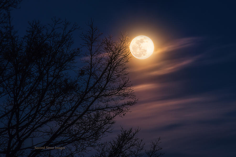 April Moon Photograph by Jack Johnson