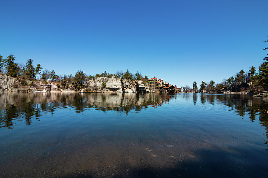 April Morning at Lake Mohonk Photograph by Jeff Severson