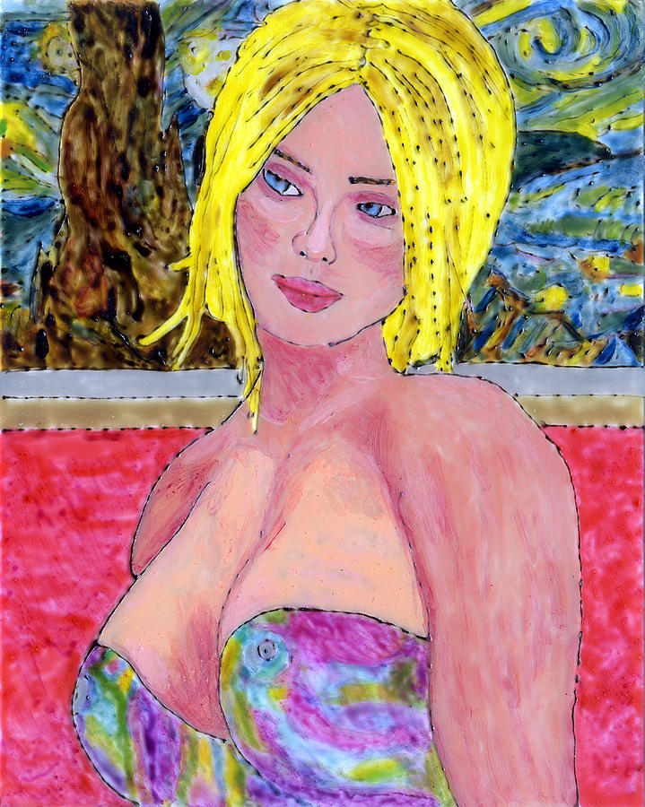 April On a Starry Night Painting by Phil Strang
