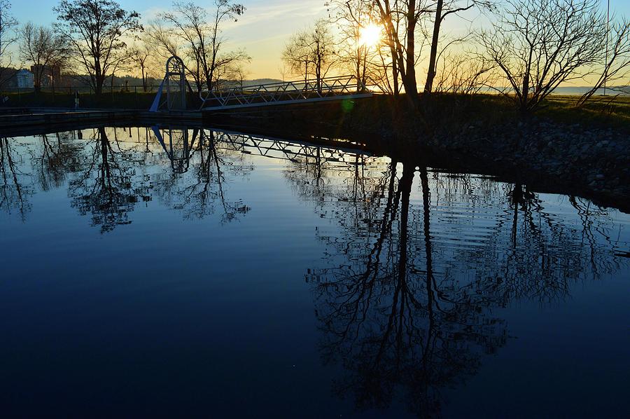April Reflections  Photograph by Lyle Crump