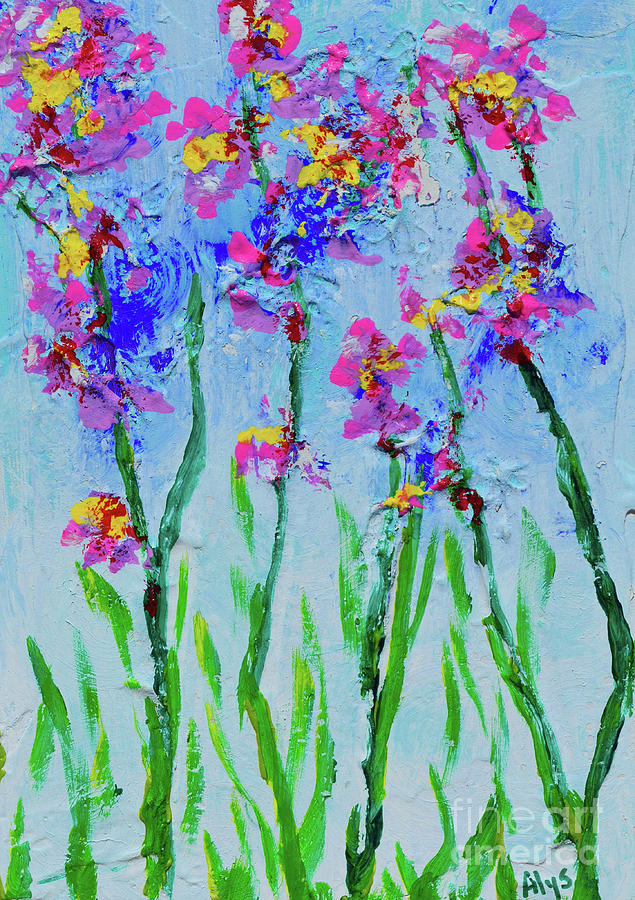 April Showers Bring May Flowers Painting by Alys Caviness-Gober