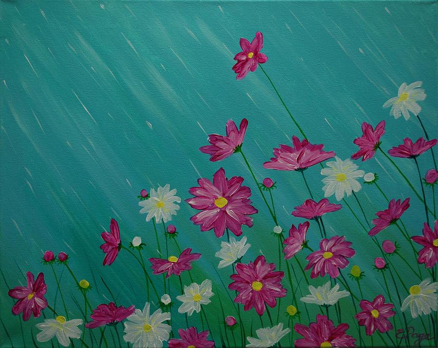 April Showers Painting by Emily Page