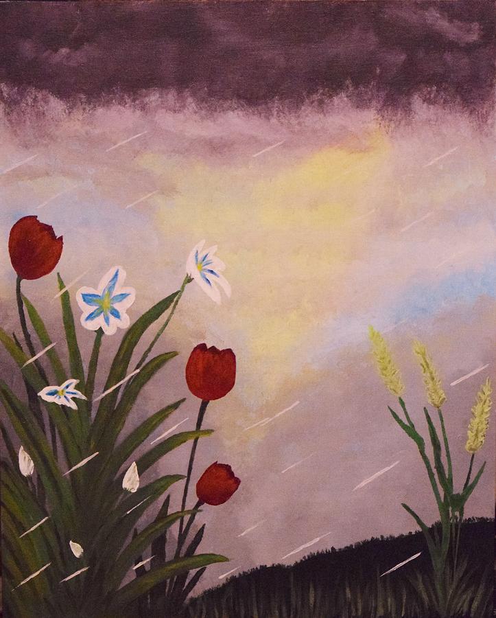 April Showers Painting by Jimmy Chuck Smith
