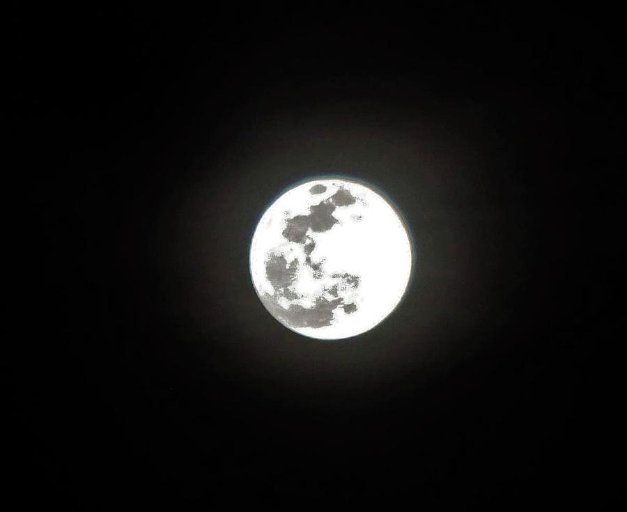 Aprils Full Moon Photograph by Jay Milo