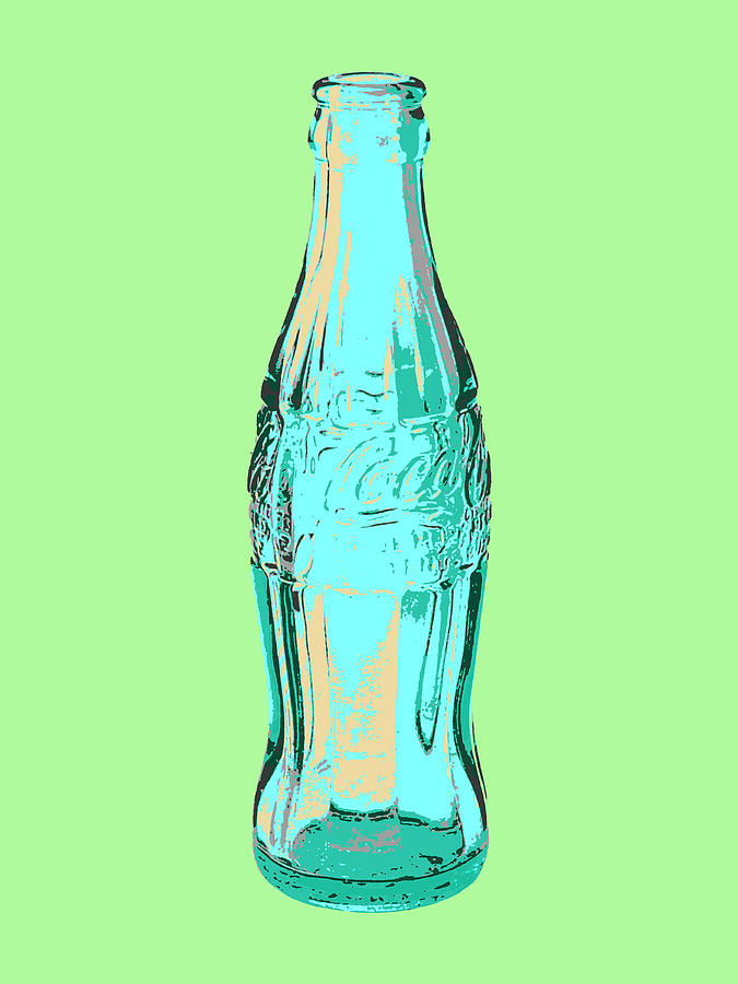 Aqua Coke Bottle Photograph by Dominic Piperata
