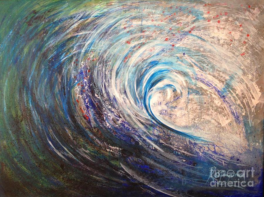 Aqua Painting by Kathleen Barnard - Fine Art America