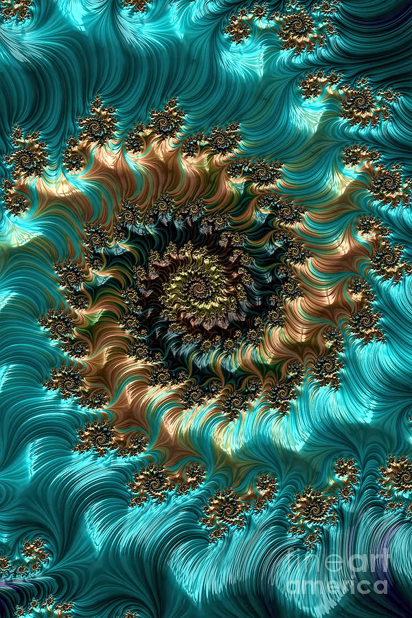 Aqua Supreme Digital Art by Steve Purnell