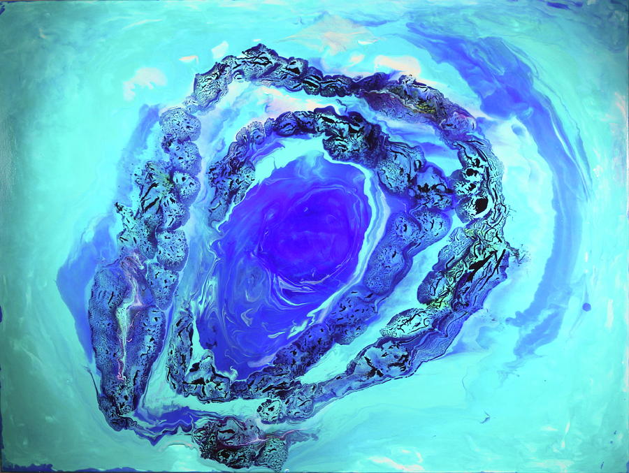Aquamarine 2 Painting by Madeleine Arnett