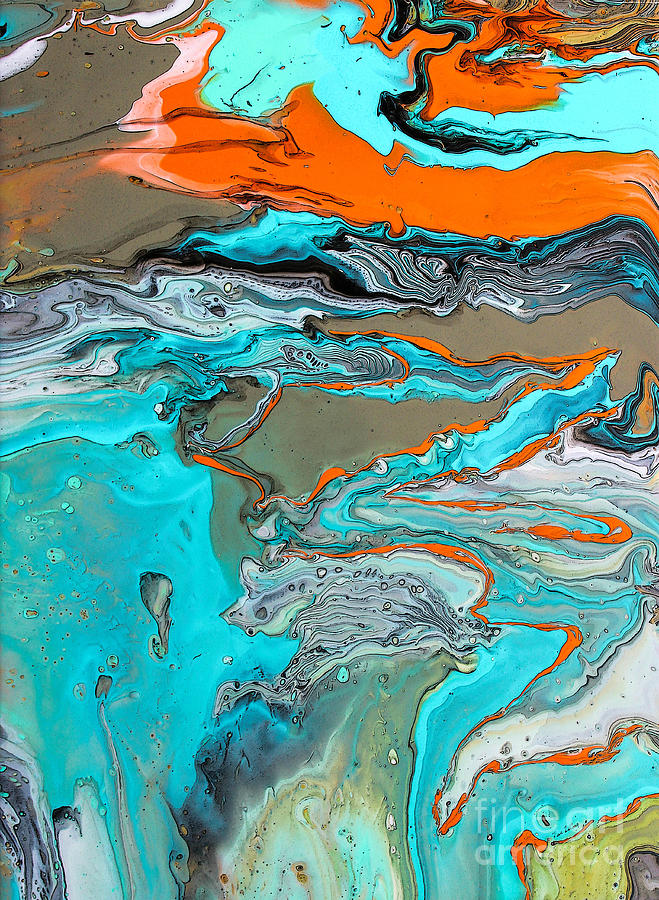 Aquamarine Dream Painting by Tina LeCour
