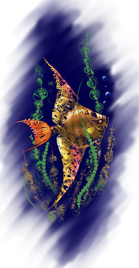 Aquarium Fish Digital Art by MOTH Simeonov