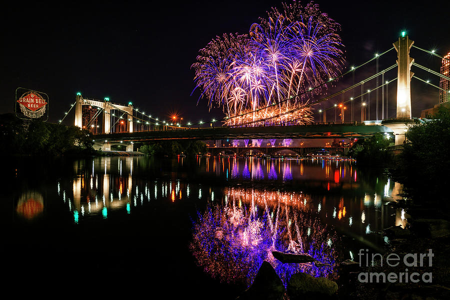 Aquatennial Fireworks Photograph by Joe Mamer Fine Art America