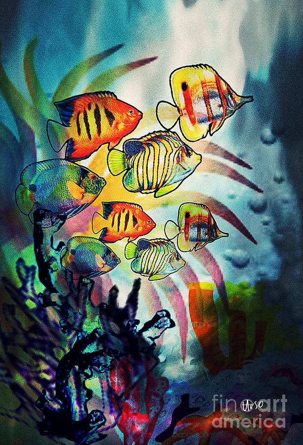 Aquatic Beauty 2 Digital Art by Maria Urso