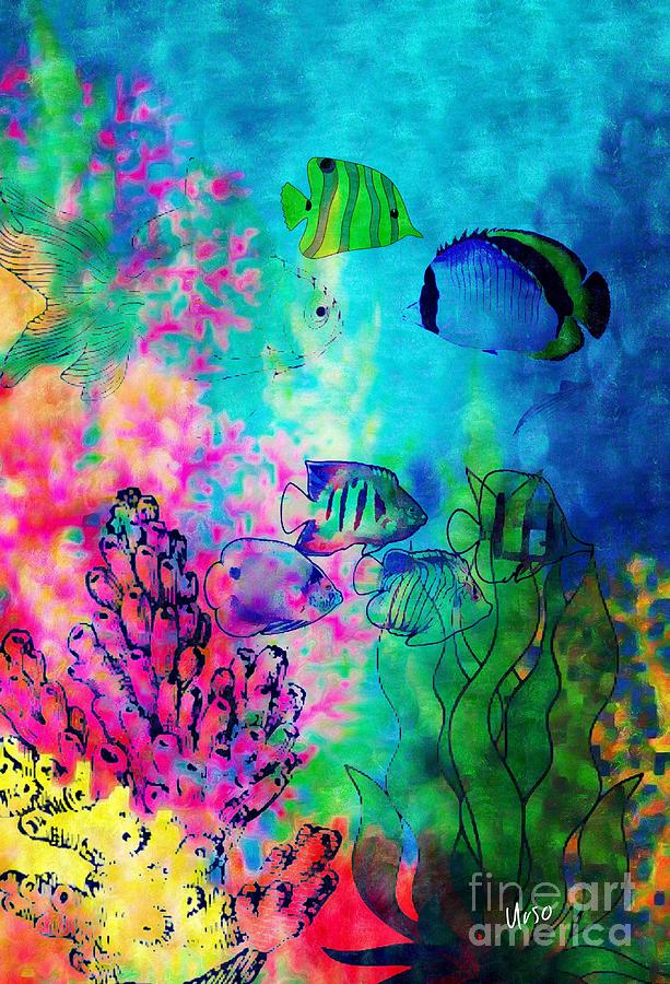 Aquatic Beauty Digital Art by Maria Urso