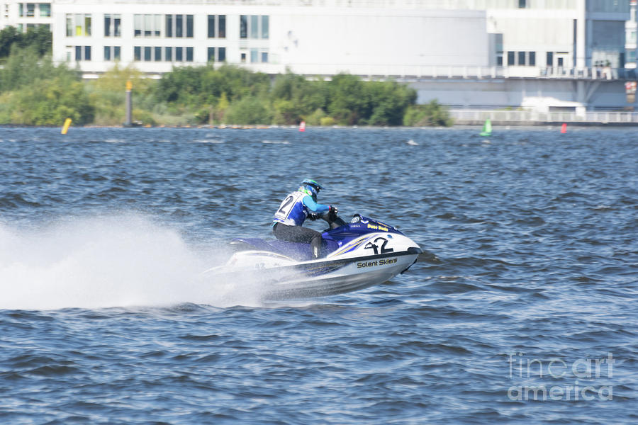 AquaX Jetski Racing 5 Photograph by Steve Purnell