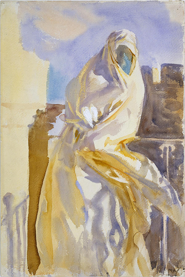 Arab Woman Painting by John Singer Sargent