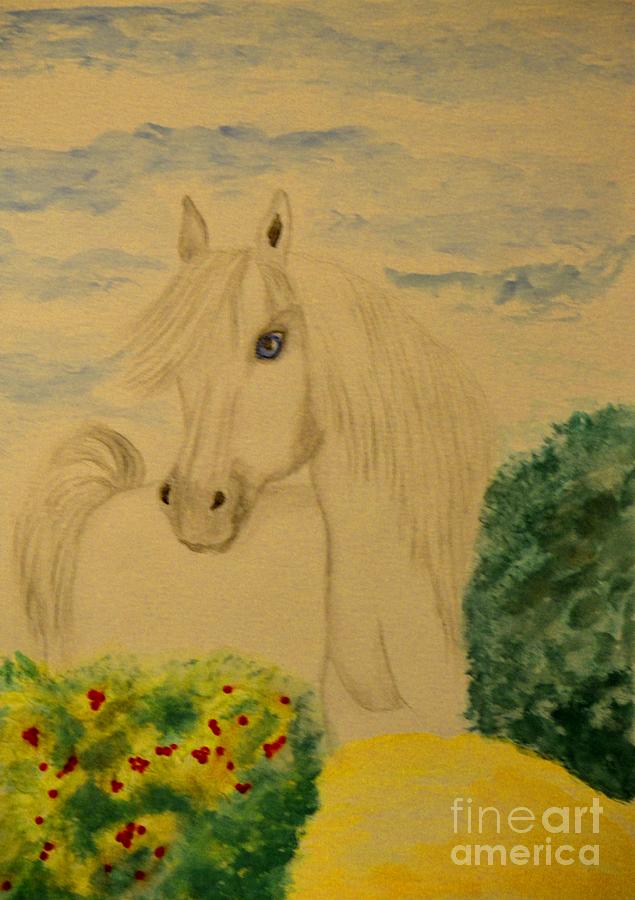 Horse Painting - Arabian Dream by Maria Urso