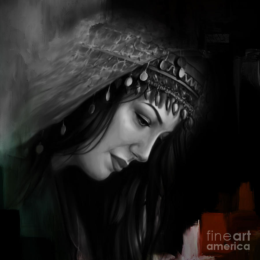 Arabian Woman 043 Painting by Gull G